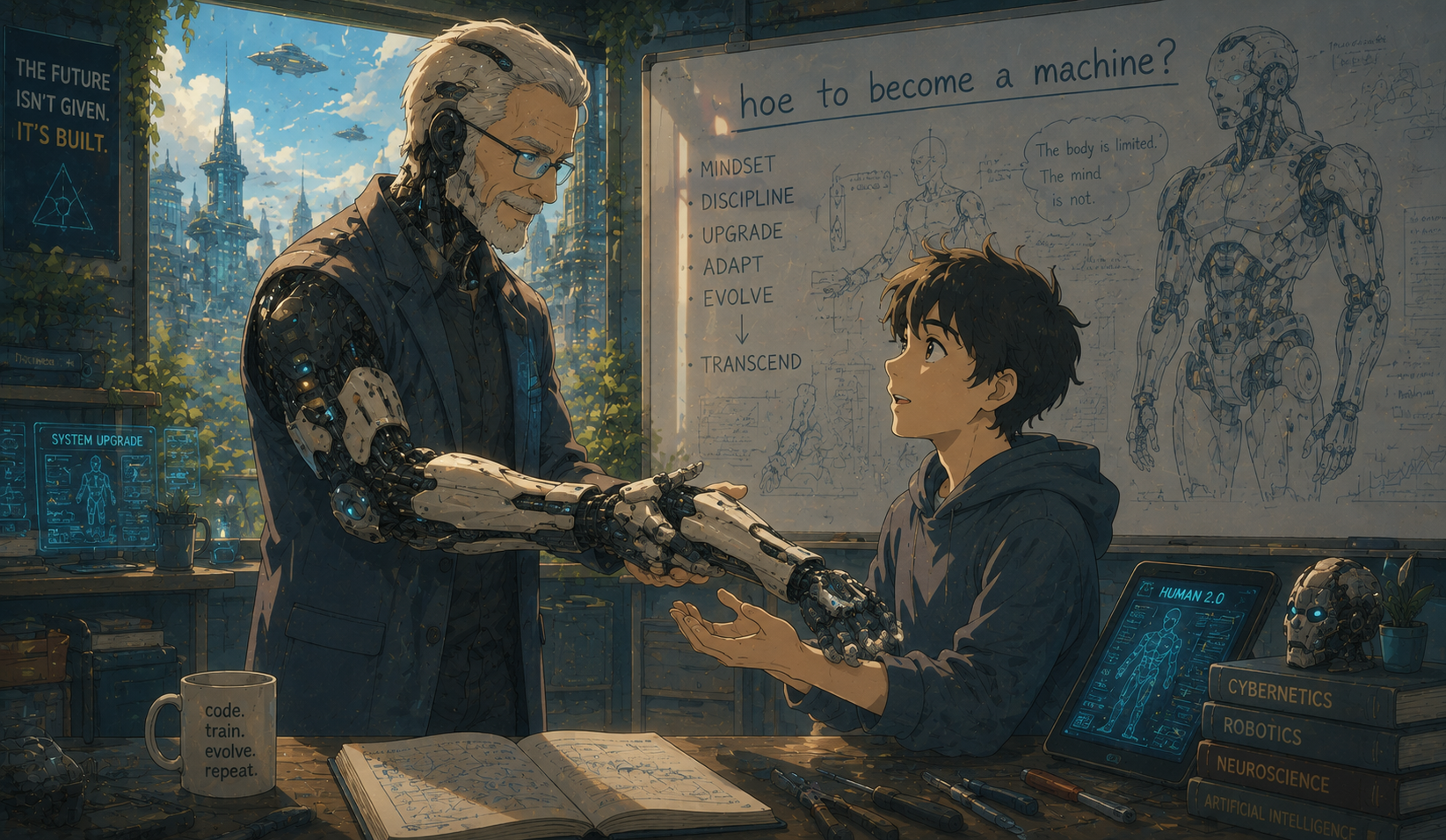 We are teaching managers how to be machines. Just as machines are taking over.