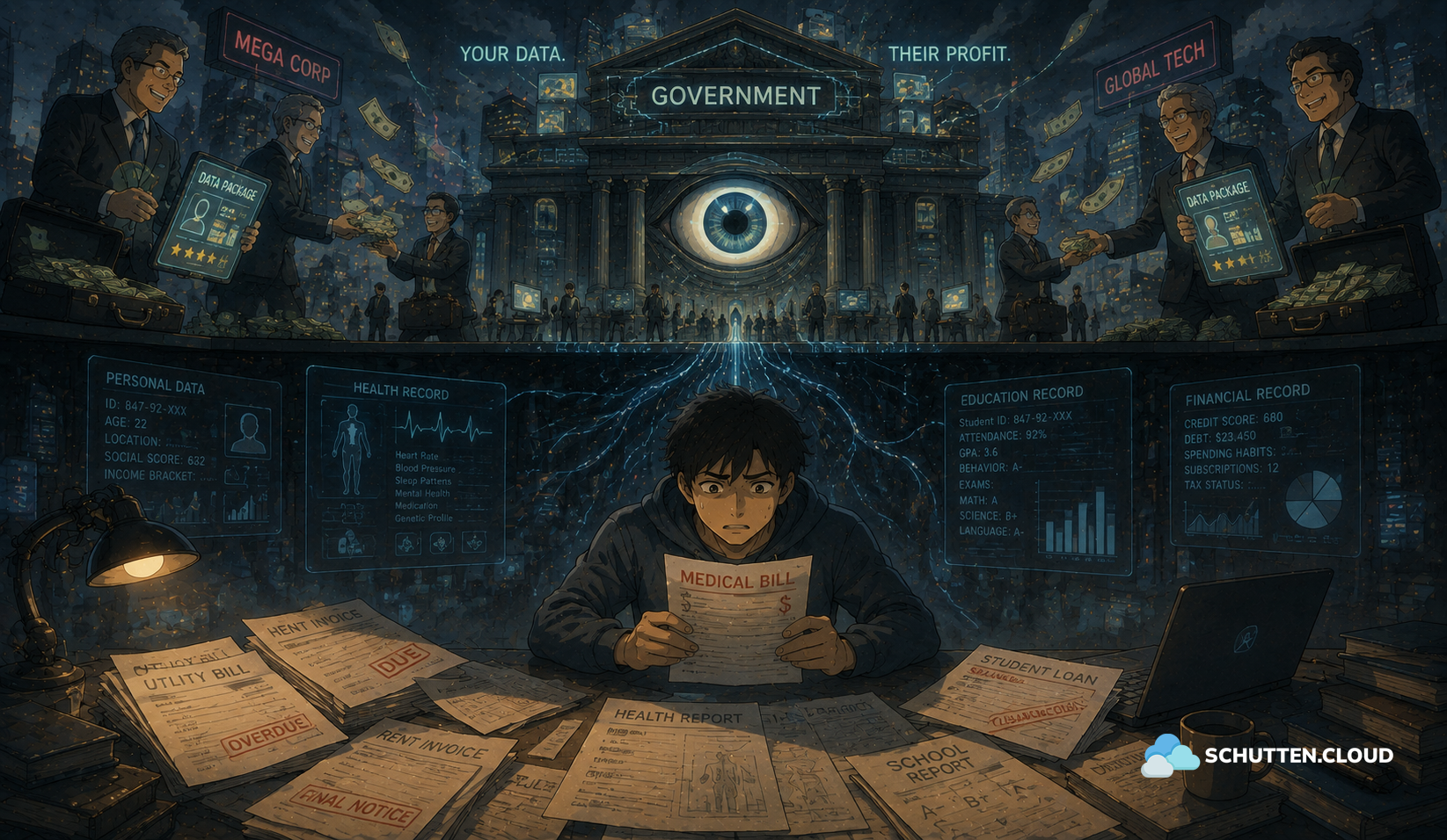 The involuntary digital citizen: How public systems expose private lives.